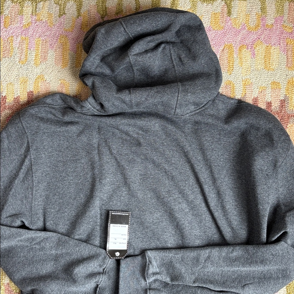 🍦HOST. PICK🍦Plymouth Harbor Massachusetts embroidered Grey Hoodie NWT pockets - Picture 11 of 16